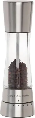 Derwent Pepper Grinder - Stainless Steel Mill Includes Gourmet Precision Mechani