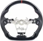 Hydro Dip Carbon Fiber Racing Wheel Steering Wheel Compatible For Toyota GR Yaris 2020 2021 2022 2023 GR Compatible For Corolla 2023 2024