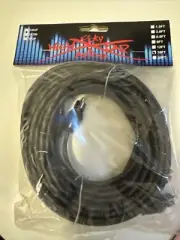 Sky High Car Audio 2 Channel Twisted 18 ft RCA Cables Coated 18' OFC