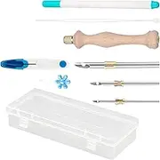 Punch Needle Embroidery Kit,Adjustable Needle Punch Kit | Embroidery Tool with Storage Box for Easter Crafting Children Beginners Adults