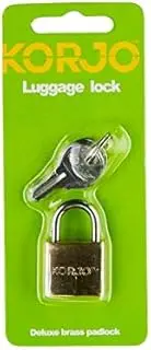 [KORJO] Luggage Lock, 2mm Brass Travel Lock