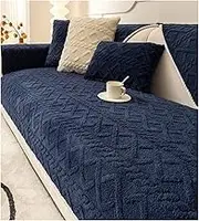 Velvet Quilted Couch Sofa Cover, Soft Sectional Couch Covers, Non-Slip Sofa Slipcover for Dogs Cats Pet Love Seat Recliner Leather L Shaped, Armrest Backrest Cover (Color : #24, Size : 70x180cm/1PC