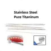 Dental Orthodontic Lingual Retainer Wire Flat Plate Twist Wires Straight Teeth