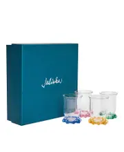 Juliska Harriet Shot Glass Assorted, Set of 4