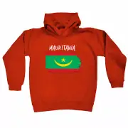 Mauritania Country Flag Nationality - Kids Children Hoodie