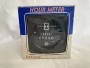 Datcon Hour Meter Super G-70 - 3 Hole Mount - 2 Wire Hookup NOS