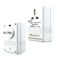 在飛比找PChome24h購物優惠-180-A150 變壓器插座110V變220V/75W&22