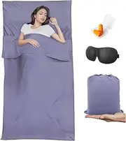 BREENHILL Sleeping Bag Liner Camping & Travel Sheets for Adults - Hostels & Traveling Sleep Sack