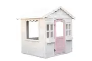 ROVO KIDS Cubby House, Wooden Outdoor DIY Timber Cottage Style Playhouse, for Children