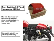 Genuine Royal Enfield GT & Interceptor 650 Touring Dual Seat Red Cowl