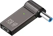 USB-C to 4.5 x 3.0 mm 100 W PD Power Charging Adapter Converter for HP Zbook Elitebook Pavilion Laptops