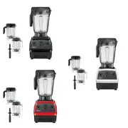 美國Vitamix全食物調理機探索者+1.4公升雙杯組時尚黑E320-B/時尚紅E320-R/時尚白E320-B時尚白