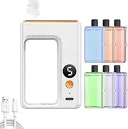 Automatic Aromatherapy Diffuser, Wall Mounted Essential Oil Diffuser, Upgrade Rechargeable 5 Modes, Tabletop Dual-Use for Car, Smart Control of Eruption Frequency, Automatic Air Freshener (Mix-6)