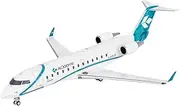 Pre-Built Model Aircraft 13CM 1/200 Aircraft Model Kit for Air Dolomiti CRJ-200LR I-ADJA Large Scale Diecast Airplane Model Miniature Airplane Model