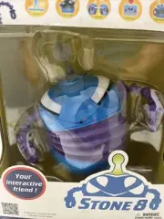 Stone 8 Robot blue/purple kids interactive toy play games works with app.