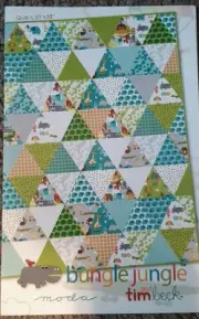 Bungle Jungle quilt pattern project sheet by Tim Beck for Moda Fabrics