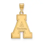 14k Gold LogoArt Appalachian State University Large Pendant