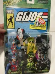 G.I. JOE gi joe 2004 Comic Book 3 Pack Hasbro Serpentor/Scrap Iron/Firefly MOC!