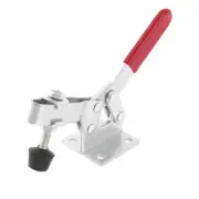 182Kg 401 Lbs U Shaped Bar Flange Base Horizontal Type Toggle Clamp 201C Red