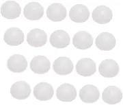 BUGUUYO 20 Pcs Toilet Seat Bumper Pads Compatibility Easy Install Quiet Operation for Home Bathroom Hotels Hospitals Ldpe Material