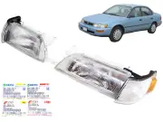 DEPO E-MARK CLEAR HEADLIGHT FIT TOYOTA COROLLA AE100 AE101 E100 WAGON 91-99 (for: Toyota)