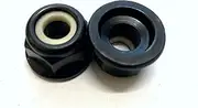 WUQIANNIAN 2 PCS，Left Hand Reverse Thread Collar Nut M10x1.0，Replacement for Stihl Pivotrim String Trimmer Brush Cutter Gear Head Blade Adapter Kit,Part 4126 642 7600