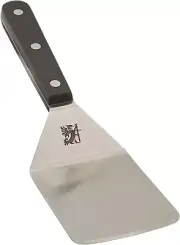 SABATIER Triple Rivet Wide Turner, 9.625 Inch Stainless Steel Spatula for Cast