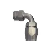 Aeroflow 90 Degree Kryptalon One Piece Full Flow Swivel Hose End Titanium -16 AN