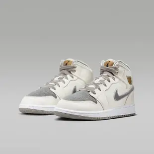 【NIKE 耐吉】籃球鞋 運動鞋 AIR JORDAN 1 MID SE GS 男鞋 女鞋大童 多色(FB9899100)