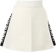 Jack Bunny(ジャックバニー) 263-5134128 Women's Knit Skirt (Side Logo, Waist Drawcord) / Golf