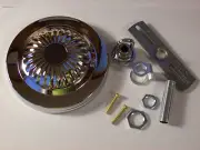 5" NICKEL PLATED CEILING CANOPY KIT FOR LIGHT FIXTURES LAMP PART NEW 54608J