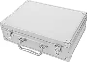 HOMSFOU Portable Workstation Briefcase Men's Aluminum Alloy Case Metal Storage Container for Tools