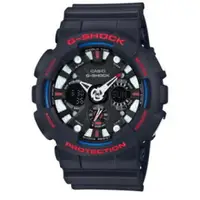 在飛比找PChome商店街優惠-CASIO G-SHOCK/超重機帥氣三眼運動腕錶/GA-1