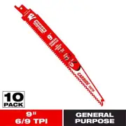 Diablo Reciprocating Saw Blade General Purpose Cutting Demon Carbide (10-Pack)