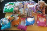 Beanie Baby Assortment | Teanies + Full Size + Trading Cards | Mostly New in Bag