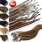 200S Micro Loop Remy Real Human Hair Micro Ring Bead Extensions 1g/0.5g Balayage
