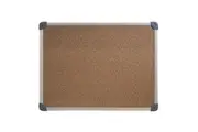 Quartet Penrite 120x90cm Corkboard Office Home Pin Board w Aluminium Frame Brown