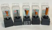 Wood Working 5 CMT Router Bits, 1/4" Shank, Micrograin Carbide Anti-Kickback