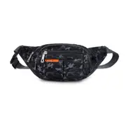 Outdoor Sports Waist Bag Crossbody Bag Phone Bag For Hiking Climbing Running Jogging BLACK COLOR