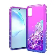 "GSA Glitter Candy Case for Galaxy S20 Plus - Purple/Blue Sparkle!"