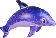 2 PACK 36 INCH GALAXY DOLPHIN INFLATABLES animal inflate toy blow up pooL IN233