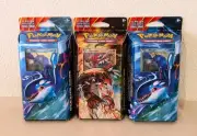 XY5 | Ocean's Core + Earth's Pulse Theme Deck - XY Primal Clash - 3 NEW Sealed