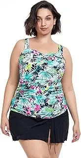 [Profile by Gottex] Women's Standard Beautiful Day Full Figure Tankini Top