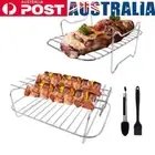 BBQ Grill Rust-proof Baking Shelf Barbecue Tools Air Fryer Accessories (B)