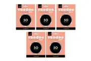 x5 Voodoo Totally Matte Tight 50 Denier Slimming Women Stockings Black Pantyhose Bulk H31316