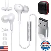 USB Headphones with Microphone for PC 7.5 Ft Cable, USB Headsets for School C