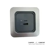 Campervan CBE/C-Line 12v USB-A & USB-C Charging Socket for Caravan/ Motorhome