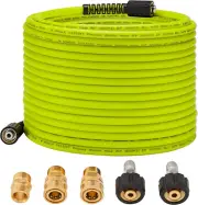 50 FT Pressure Washer Hose 1/4" Replacement Power Wash Hose with Quick Connect