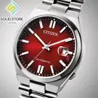 CITIZEN TSUYOSA Collection NJ0150-56W Automatic Watch Burgundy Red Dial 40mm
