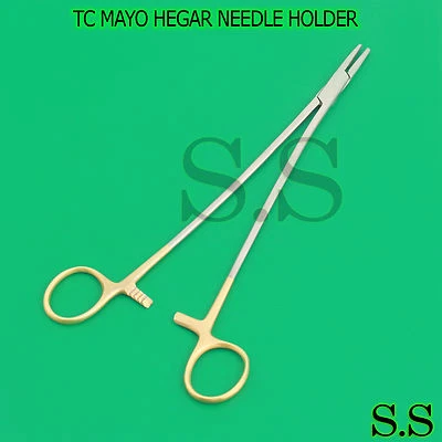 TC MAYO HEGAR NEEDLE HOLDER 9" MEDICAL SURGICAL DENTAL